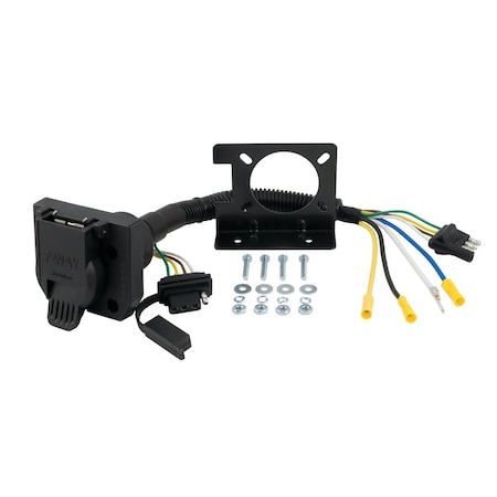 Sunbelt Wiring Adapter, 4-way to 7-way and 4-way Combo 7.65" x8.5" x3.75" A-B1CM57672